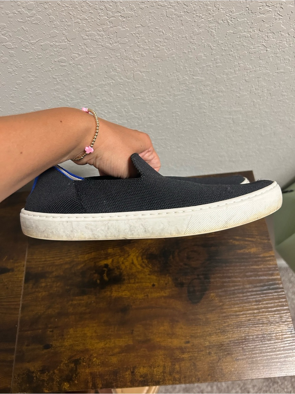 Women’s Black Rothy Slip-Ons - Picture 4 of 6